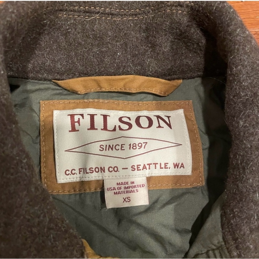 Filson Ranger Bomber Tin Cloth XS - Picture 2 of 3